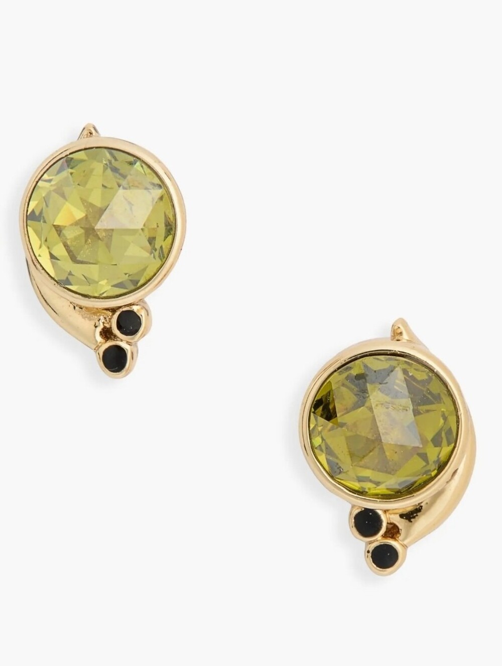 💚▪️kate spade▪️ Snail Stud Cuboc Zircona Mini Earrings
